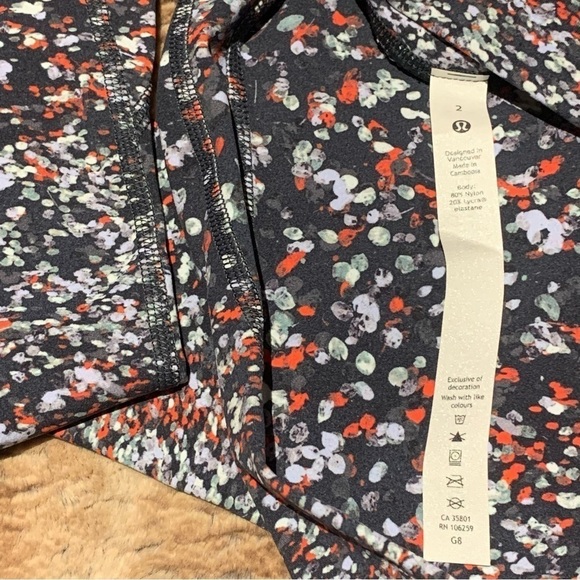 Lululemon Align High Rise Pant 28" Water Blossom Multi - Picture 8 of 8
